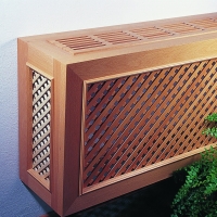 Radiator cover in lounge
